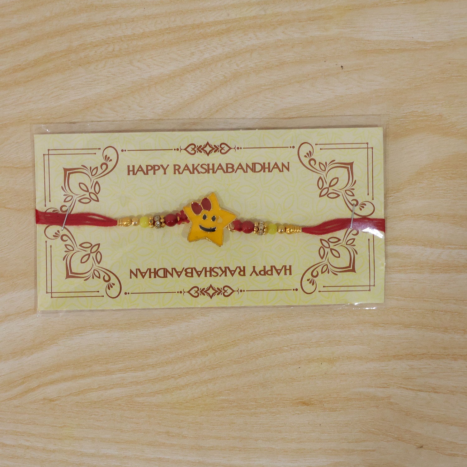 Smiley Star Rakhi – Bright and Comfortable Rakhi For Brother