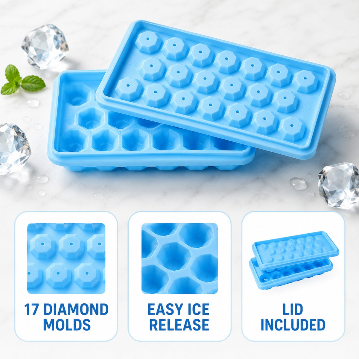 11222_17_grid_diamond_shape_ice_cube_tray image-3