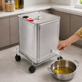 Stainless Steel Oil Stand – Square Kitchen Organizer | Indo Glow