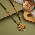 Mangalsutra – Elegant double-strand design with rainbow beads