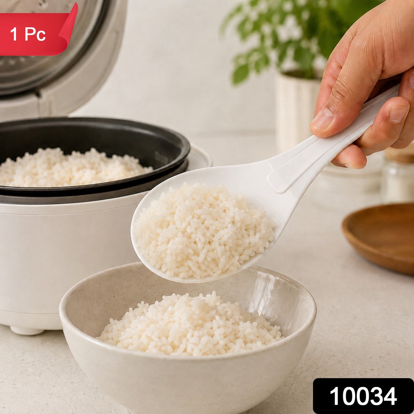 Non-Stick Rice Serving Paddle – Heat Resistant, Ergonomic Scoop