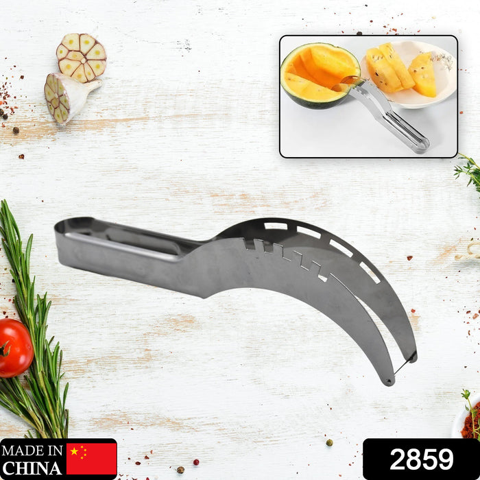 2047l स्टेनलेस स्टील तरबूज खरबूजा स्लाइसर चाकू, कोरर फल, सब्जी उपकरण रसोई