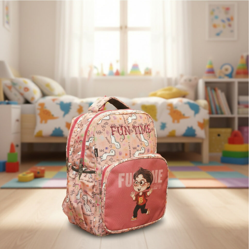 Kids Backpack for Boys & Girls – Lightweight School Bag with Padded Straps, Water-Resistant, Durable Zippers, Multi-Pocket Design – Perfect for School, Travel & Daycare - Multicolor