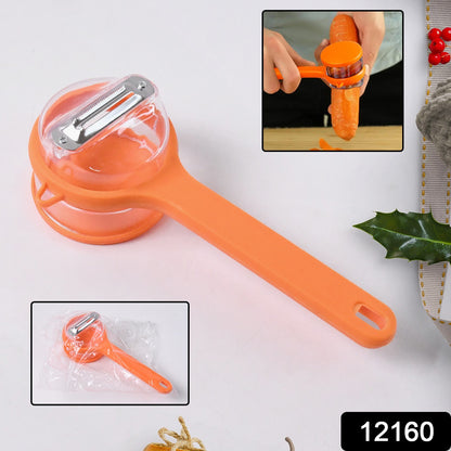 Stainless Steel Peeler With Container (1 Pc)