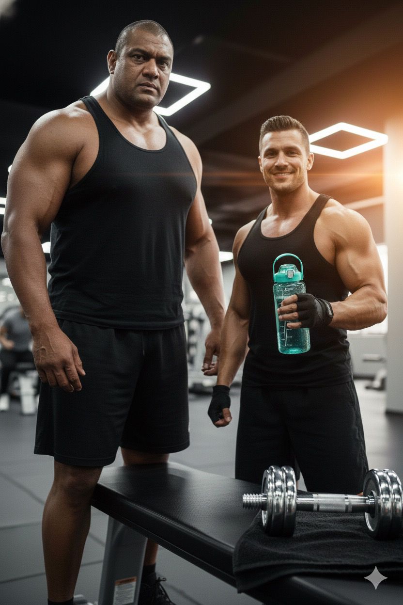 DeoDap 2 L Plastic Motivational Sipper Water Bottle - packaging shot