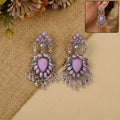 Traditional Oxidised SilverChandbali Earrings – Elegant Ethnic Design