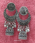 Silver Earrings – Lightweight with Elegant Oxidised Detailing