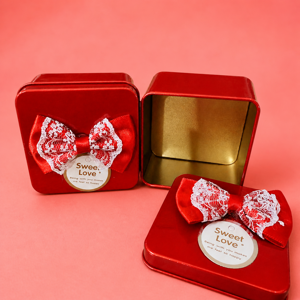 Mini gift box showing elegant decorative bow and compact design