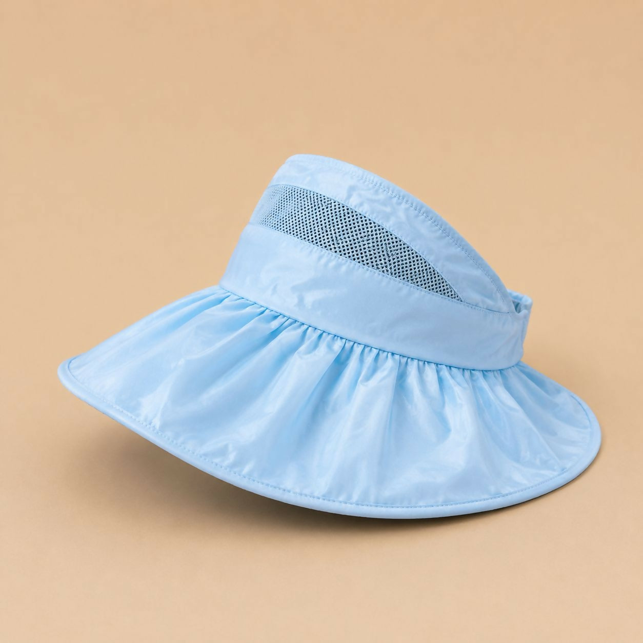 Women’s Foldable Wide Brim Sun Visor Hat for Summer Outdoors