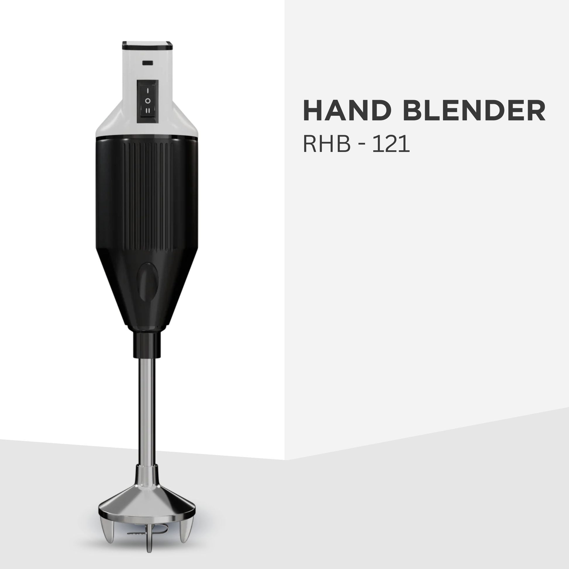 Close-up of ZADAP hand blender showing blades