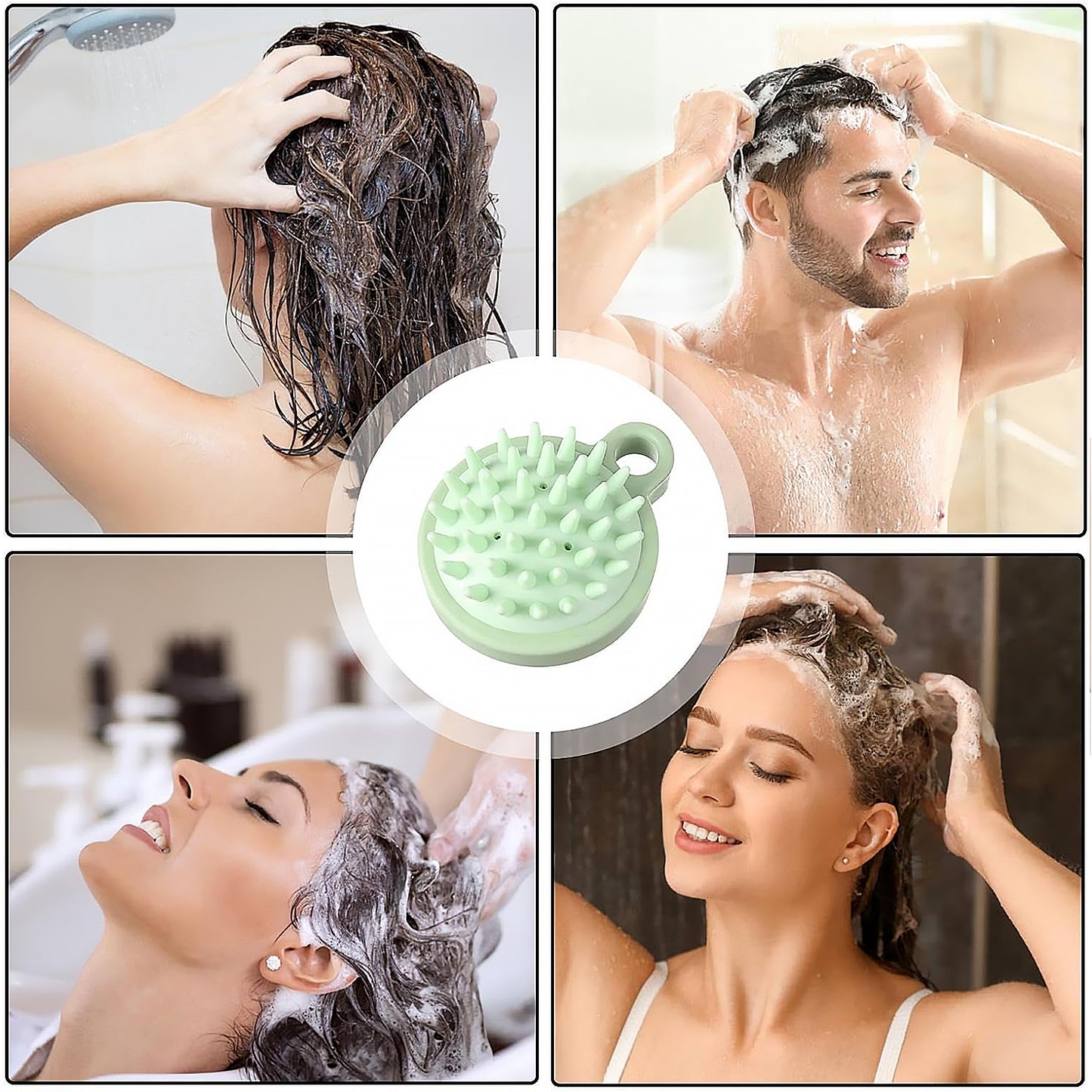 Portable Scalp Massage Comb – Shower & Hair Brush for Relaxing Shampoo Massage