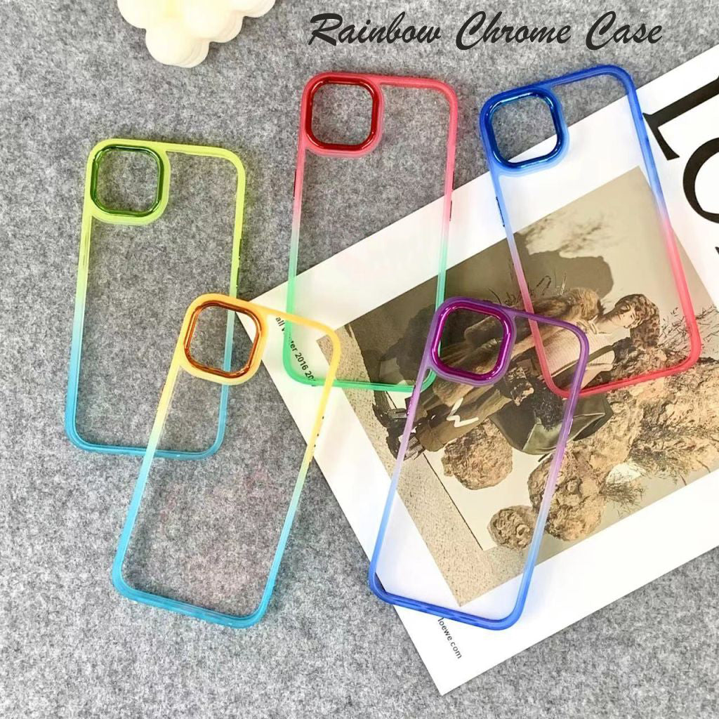 Rainbow Chrome Hard Case For Samsung