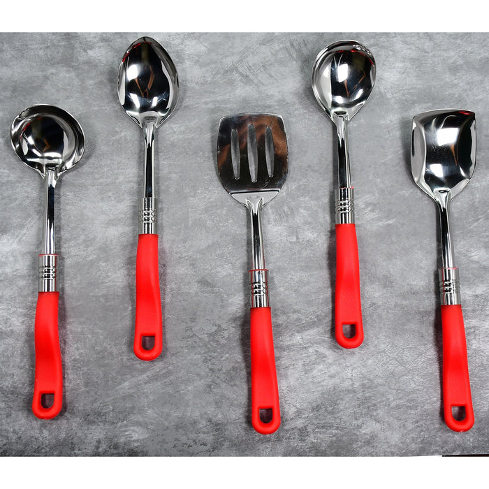 Stainless Steel Serving Spoon Set 5 pcs.