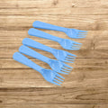 Reusable Plastic Forks – 5-Piece Heavy Duty Set | Serve Stellar