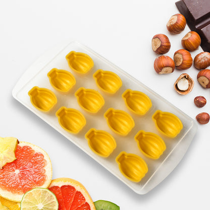 Silicone Mold Ice Cube Tray Creative Sweet Multi Type Ice Tray , Ice Cube Trays Multi Fruit Shape Ice Tray (1 Pc)