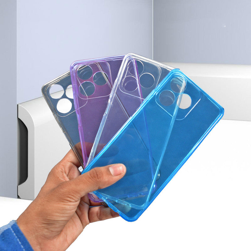 Colour Clear Soft Case For Infinix