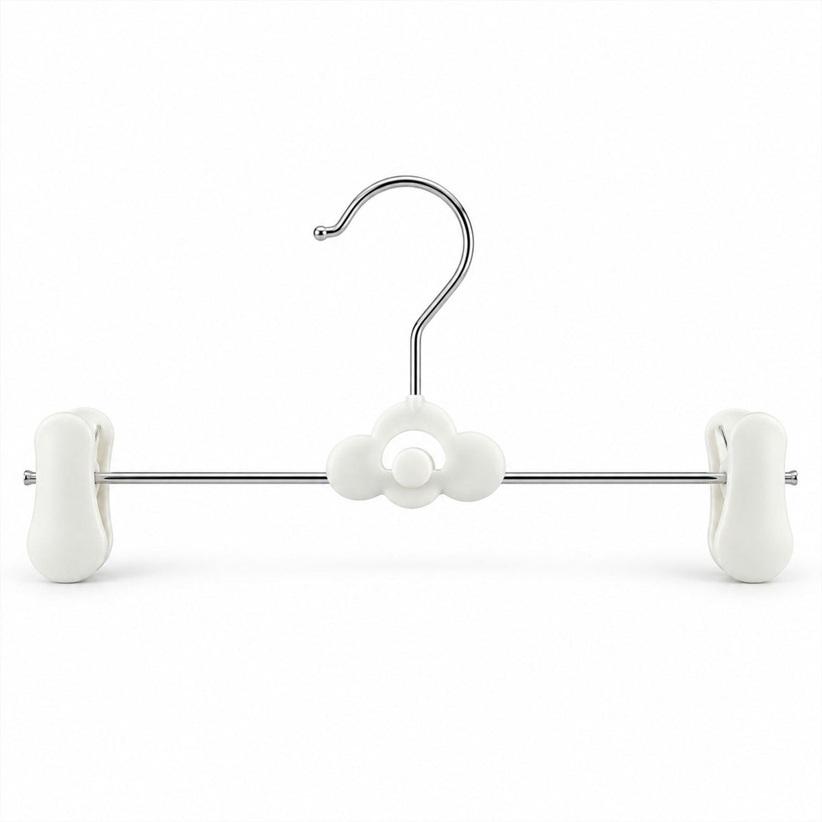 Adjustable Cloud Shape Pants Hangers with Clips for Trousers & Skirts (5 Pc)