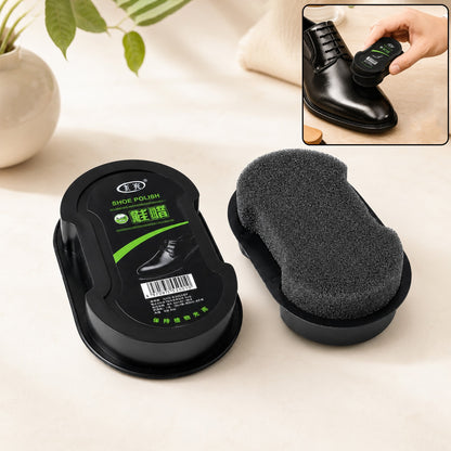 Shoe polish shine sponge instant
