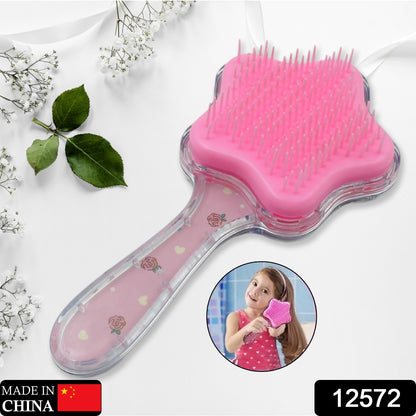 Cartoon Hair Brush Massage Shower Comb Blur Wet Salon Hair Brushes Hair Styling Tools, Glitter Comb, Soft & Smooth Brush, Mermaid Brush For Kids Return Gifts For Kids (1 Pc )