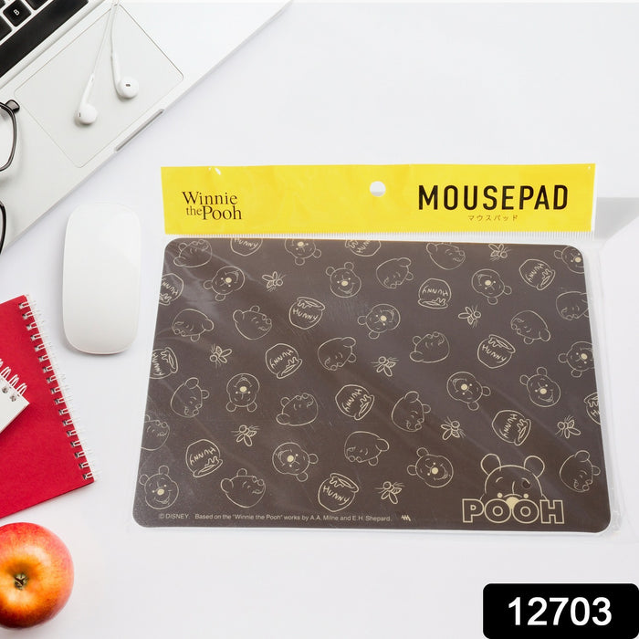 12703 Cartoon Printed Soft Mouse Pad Natural Plastic Pad Pad For Gaming & Office Use Mouse Pad mousepad for All Types of Mouse (21x15 cm)