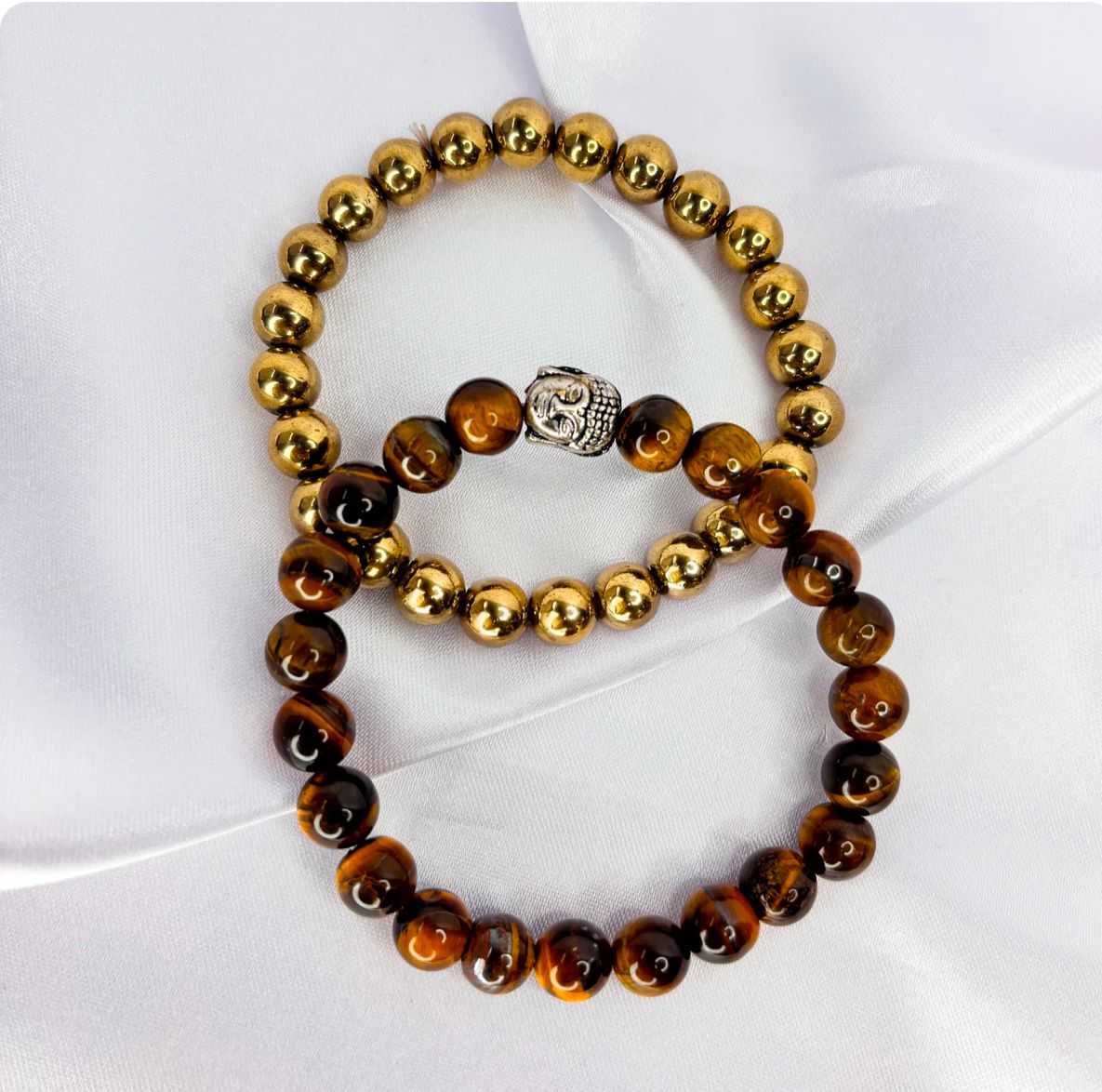 Bracelet for Women Men Buddha Lava Tiger Eye Bracelets on Hand Healing Reiki Bead Crystal Bangles