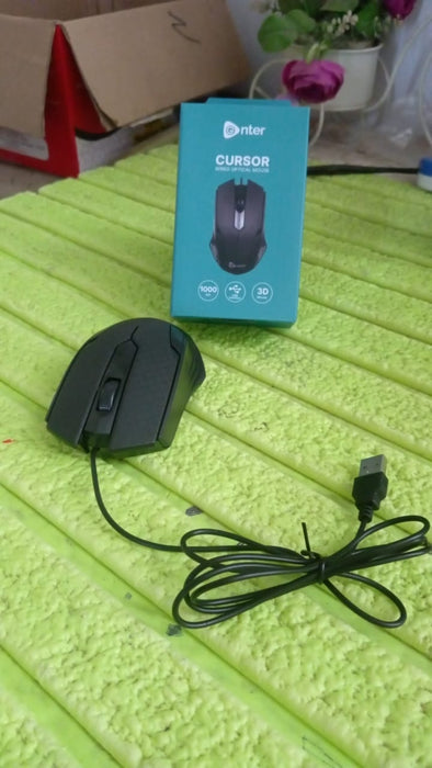 Computer / Laptop Wired Optical Mouse (1 Pc)