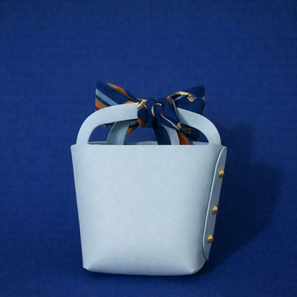 Blue Mini Handbag for Girls & Women | Cute Bow Design | Casual & Party Use