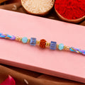 Sparkle Designer Rakhi with Stone Work and Sleek Thread