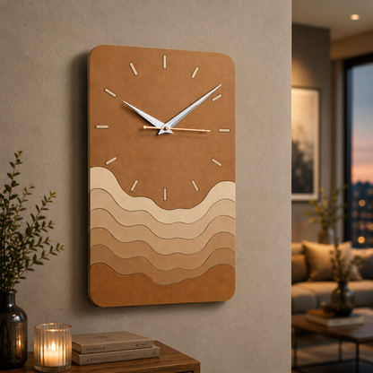 Rectangle Wave Brown 4
