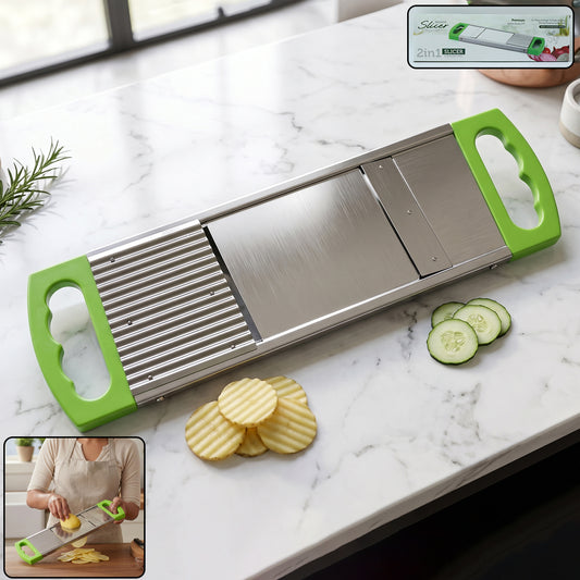 2 in 1 Potato Slicer used in all kinds of household kitchen
