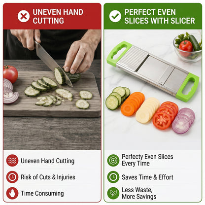 2 in 1 Potato Slicer used in all kinds of household kitchen