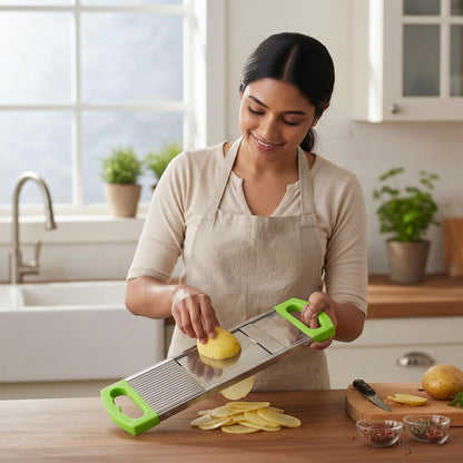 2 in 1 Potato Slicer used in all kinds of household kitchen