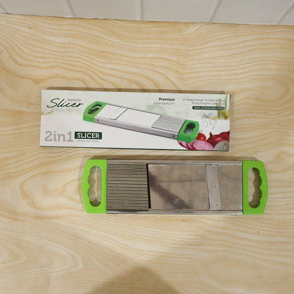 2 in 1 Potato Slicer used in all kinds of household kitchen