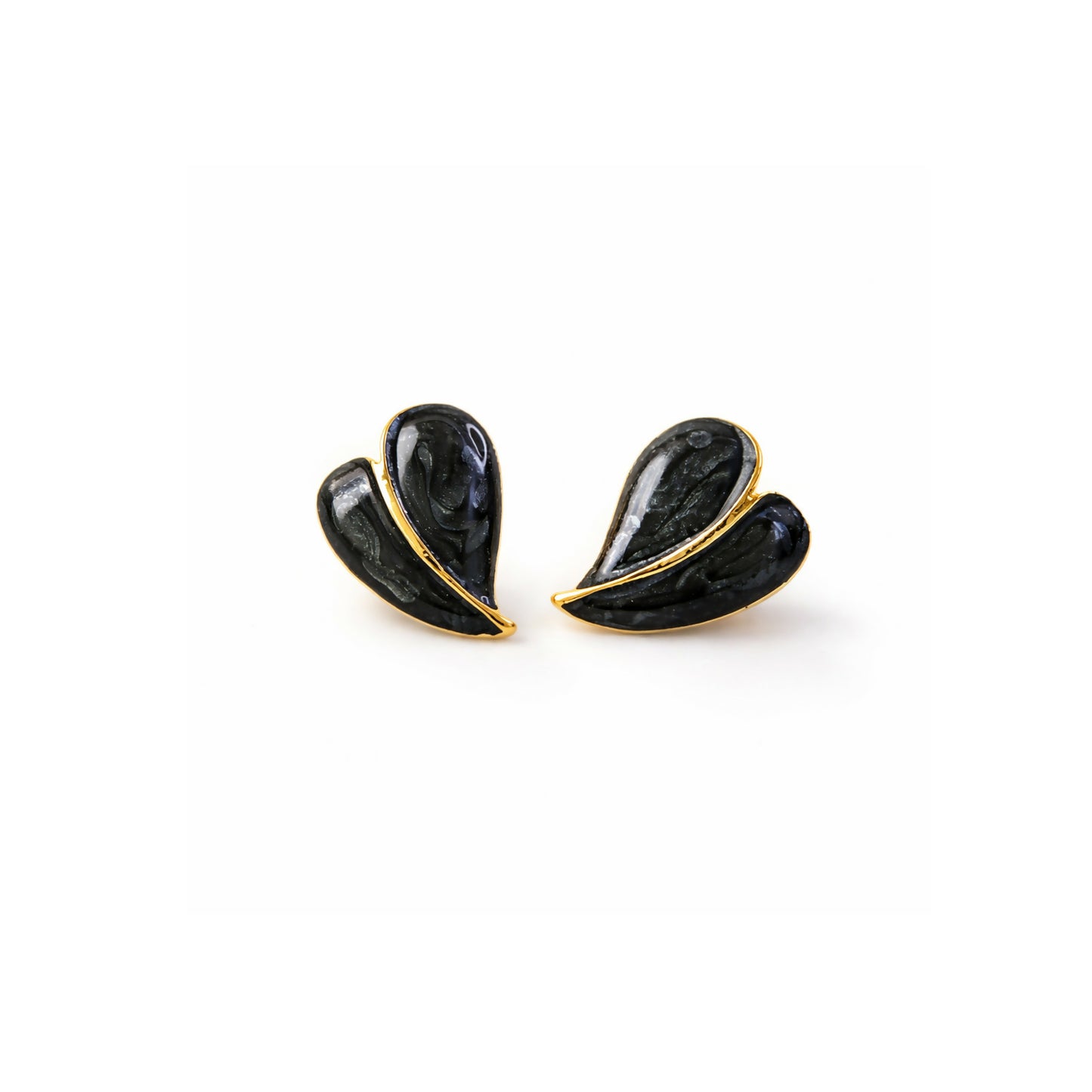 Elegant Leaf Design Stud Earrings for Women – Premium Gloss Finish Fashion Jewelry