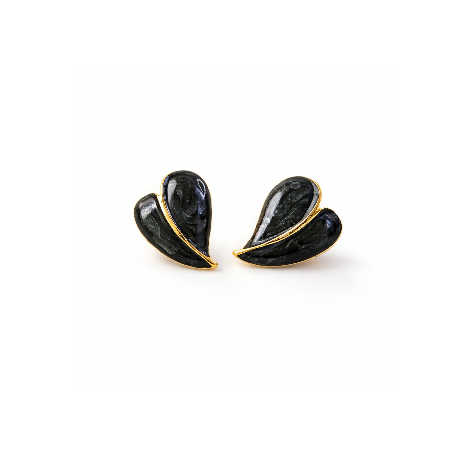 Elegant Leaf Design Stud Earrings for Women – Premium Gloss Finish Fashion Jewelry
