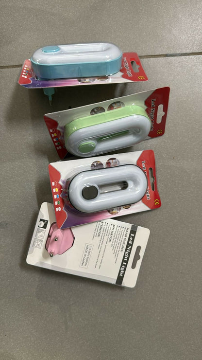 Plug-In LED Night Lamp for Bedroom | Soft Glow Wall Socket Night Light (ANY COLOR)