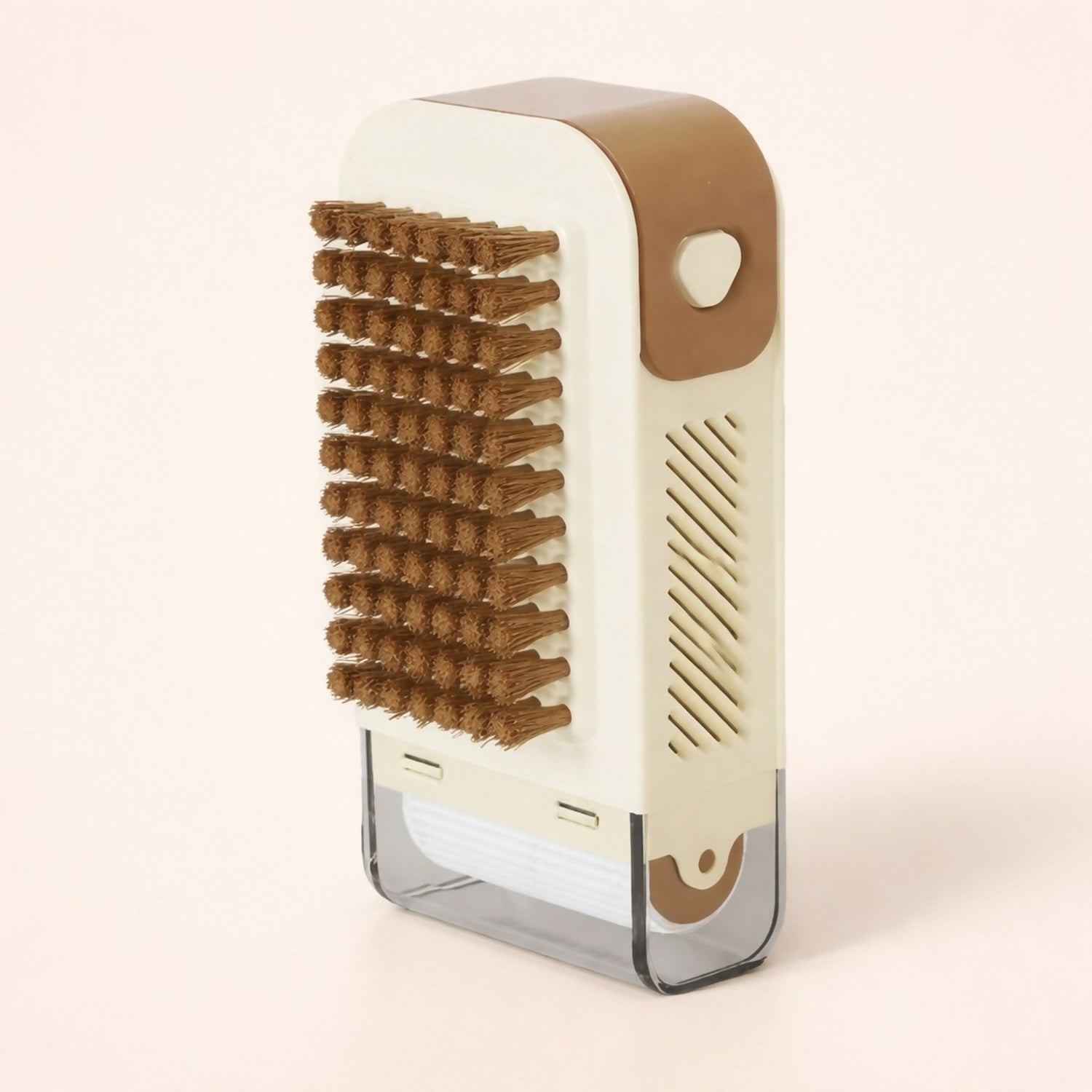 Manual Carpet & Sofa Cleaning Brush with Built-In Soap Dispenser