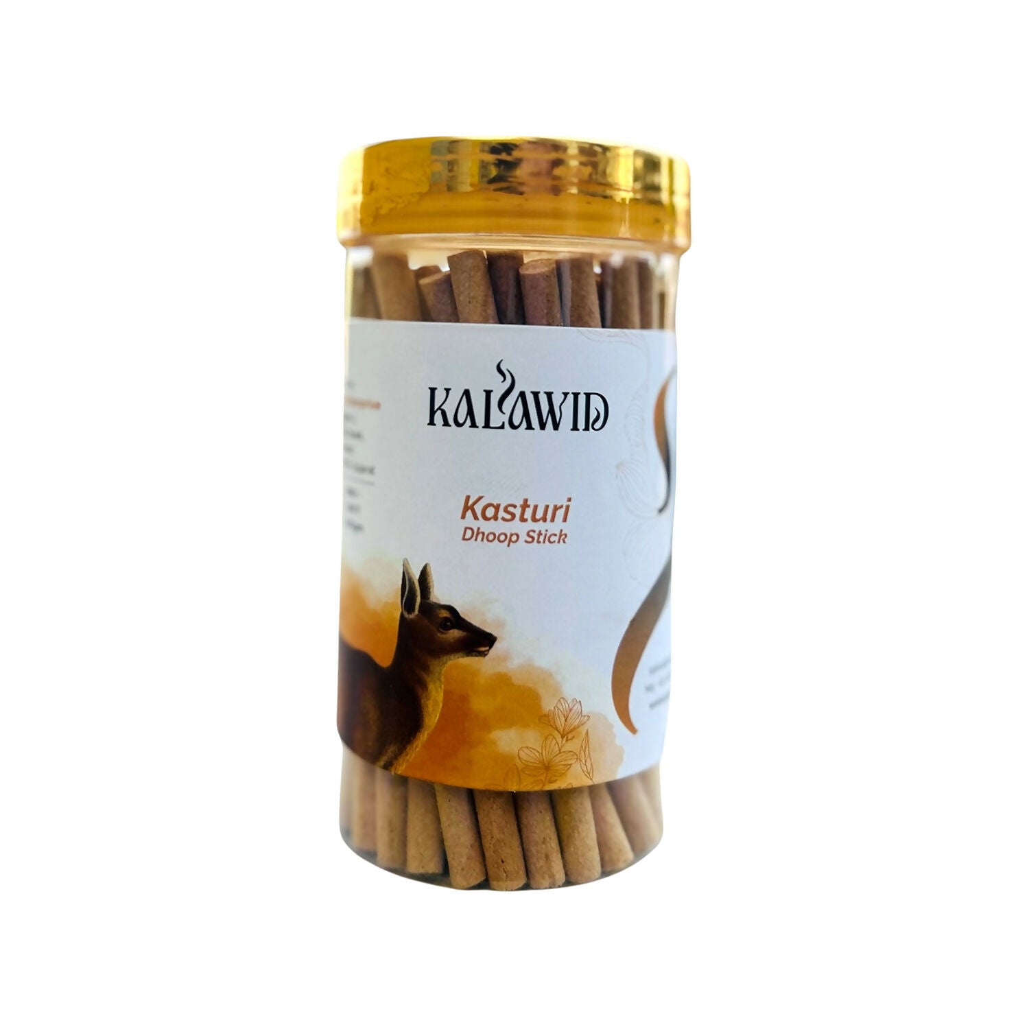 Kasturi Dhoop Sticks Jar for Rich Aroma & Relaxing Spiritual Experience (100 Gm)