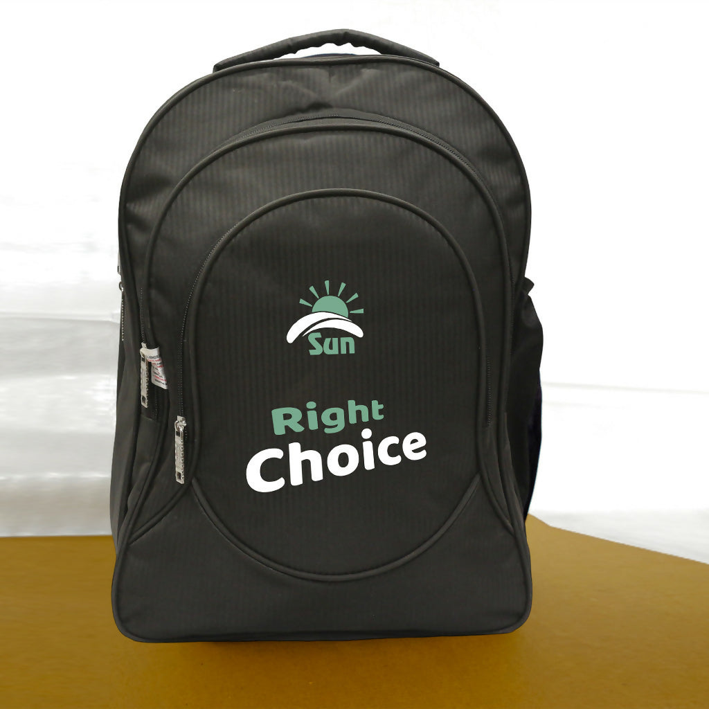 Right Choice Premium Backpack, designed for comfort, durability, and modern appeal. Whether you’re heading to school, work, or a weekend trip,