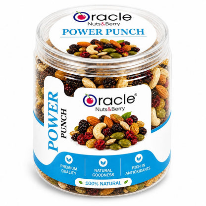 Oracle Power Punch, Crunchy Energy-Packed Nut Seed & Berry Healthy Trail Mix 150g