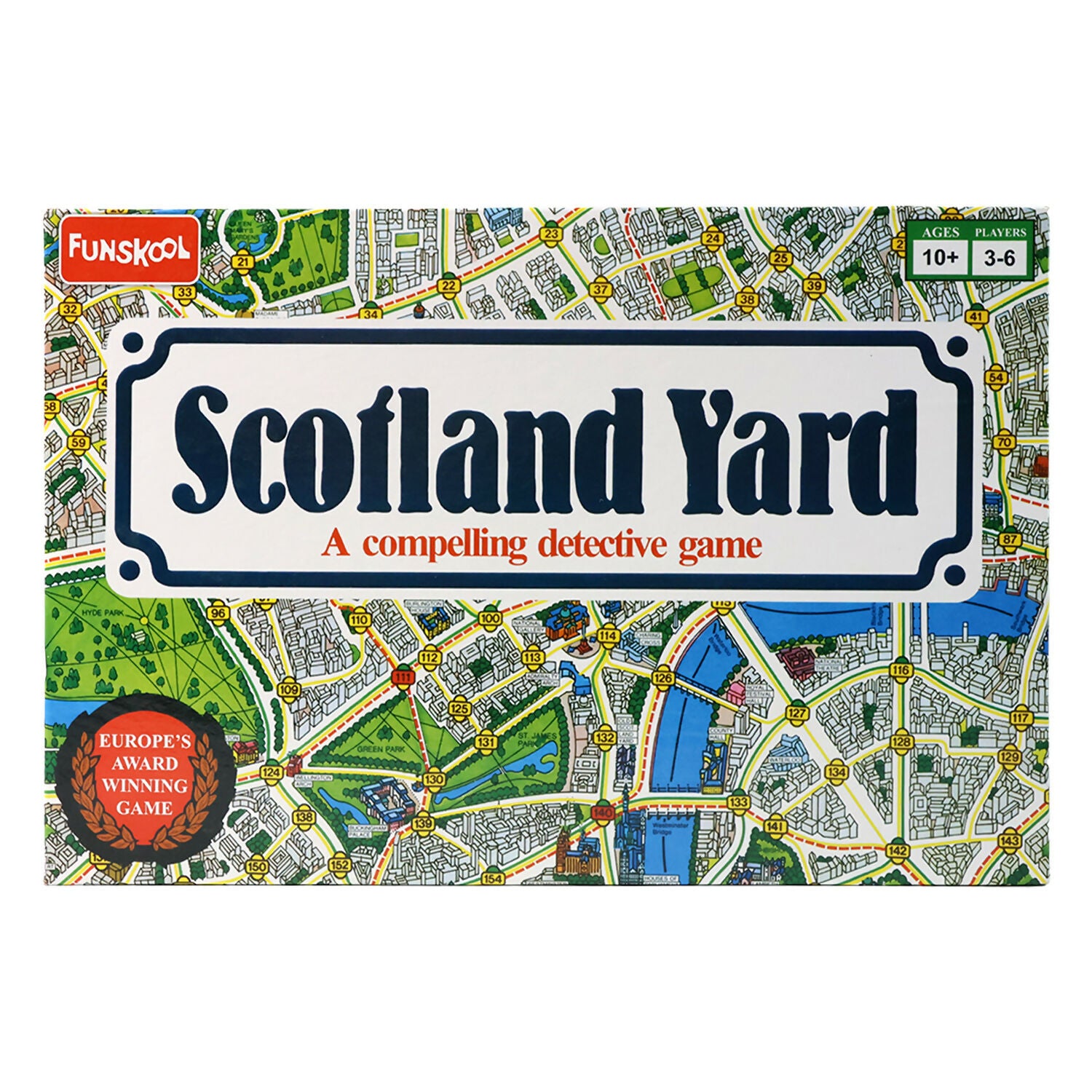 Scotland Yard Detective Strategy Board Game – Classic Mystery Chase Game for Family and Friends