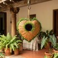 Heart-Shaped Coir Bird House – Eco-Friendly Garden & Balcony Home