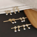 Classic Jhumka Earrings Set of 6 – Elegant Gold Plated Jewelry