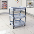 Kitchen Storage Basket Rack – 3-Layer Ventilated Organizer