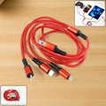 3-in-1 Multi Charging Cable – Durable Braided Universal Charger