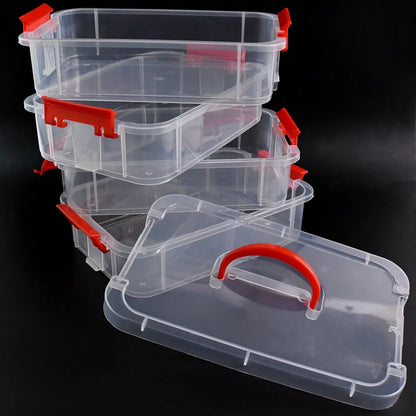 4-Layer Transparent Multipurpose Plastic Storage Box