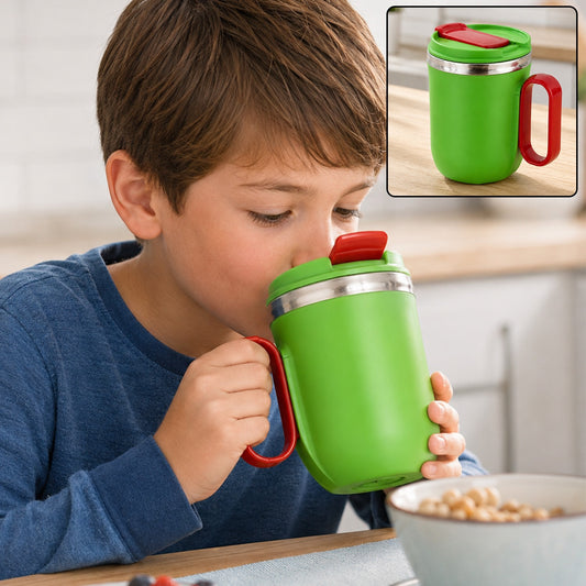 Insulated Mug – 400 ml Spill-Resistant Panda Design
