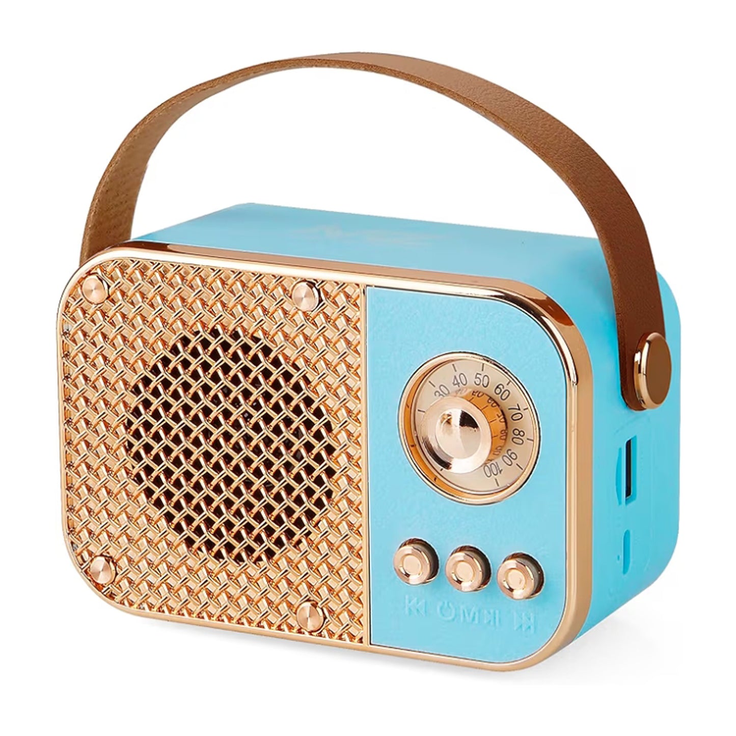 Vintage Style Wireless Portable Speaker with Retro Radio (1 Pc)