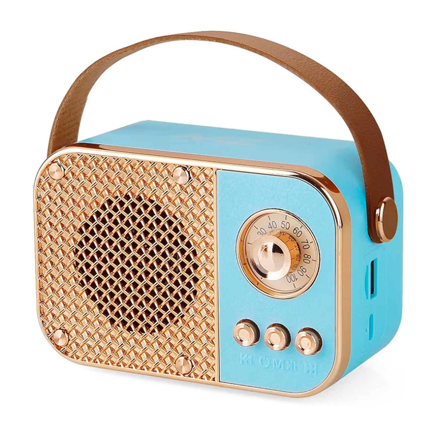 Vintage Style Wireless Portable Speaker with Retro Radio (1 Pc)
