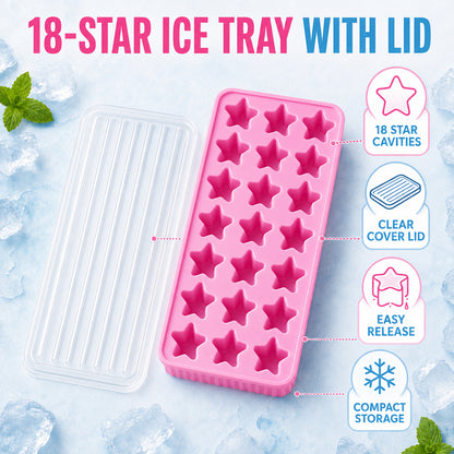 11259_premium_star_shape_ice_cube_tray_with_lid image-3